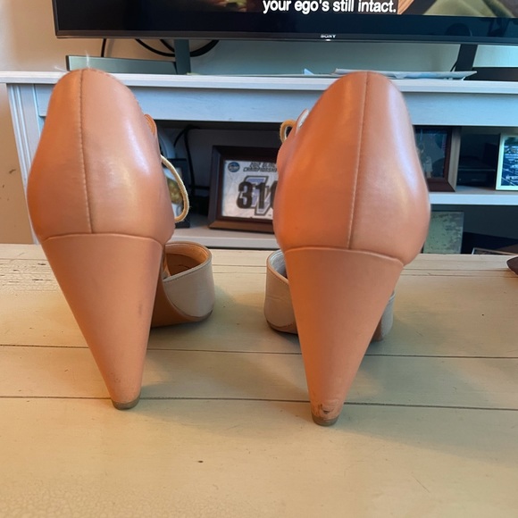 Two tone pink nude Anthropologie Seychelles 8 - Picture 3 of 4